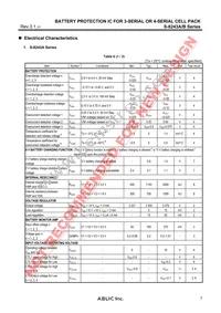 S-8243BAFFT-TB-G Datasheet Page 7