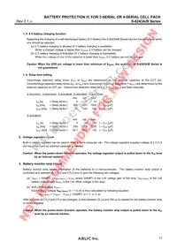 S-8243BAFFT-TB-G Datasheet Page 17
