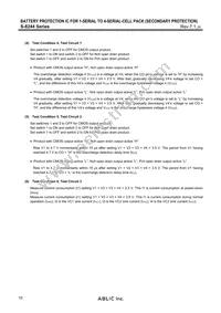 S-8244ABKFN-CFKT2S Datasheet Page 10