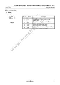 S-8250AAJ-I6T1U Datasheet Page 5