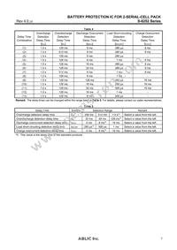 S-8252ACC-M6T1U Datasheet Page 7