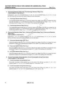 S-8253DAK-T8T1S Datasheet Page 12