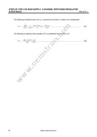 S-8335A240FT-TB-G Datasheet Page 18