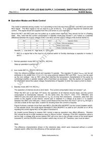 S-8335A240FT-TB-G Datasheet Page 19