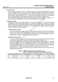 S-8424AAKFT-TB-G Datasheet Page 21