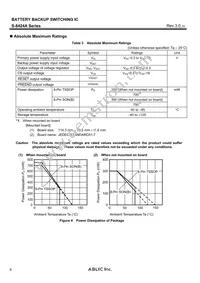 S-8425AAAFT-TBG Datasheet Page 6