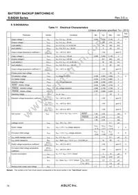 S-8425AAAFT-TBG Datasheet Page 14