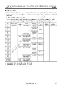 S-8460B00AFT-TBG Datasheet Page 21