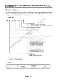 S-8521F55MC-BQOT2U Datasheet Page 4