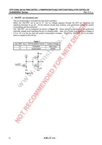 S-8541C32FN-IIRT2G Datasheet Page 12