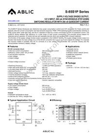 S-85S1PD39-I8T1U Datasheet Cover