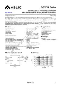 S-85V1AB11-I6T1U Datasheet Cover