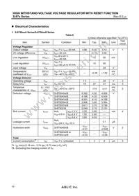 S-875294CUP-AHCT2U Datasheet Page 10