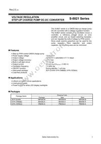 S-882133APB-M2ITFG Datasheet Cover