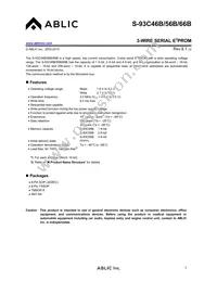 S-93C66BD0I-D8S1G Datasheet Cover