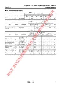 S-93L66AR0I-J8T1G Datasheet Page 7