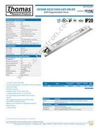 S030W-052C1050-L03-UN-D2 Datasheet Cover