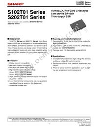 S102T01F Datasheet Cover
