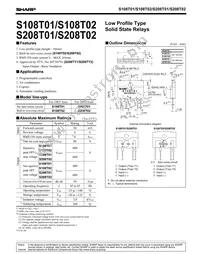 S108T01F Datasheet Cover