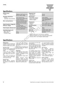 S142ARNT115 Datasheet Page 2