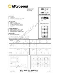 S16-4150E3/TR13 Datasheet Cover