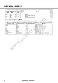 S1C17M13F101100-250 Datasheet Page 8