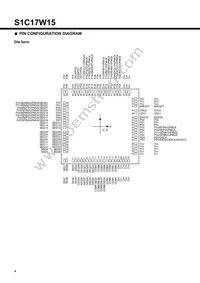 S1C17W15F002100-90 Datasheet Page 4