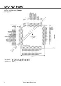 S1C17W16F102100-90 Datasheet Page 6