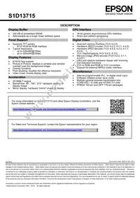 S1D13715B00C10B Datasheet Page 2