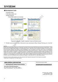 S1V3S344A00A800-160 Datasheet Page 2