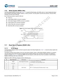 S25FL128P0XNFI011M Datasheet Page 20