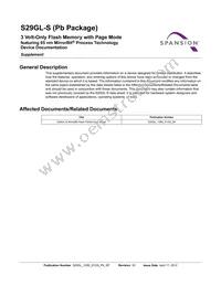 S29GL01GS11FAIV10 Datasheet Cover