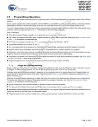 S29GL512P11TFIV20 Datasheet Page 19