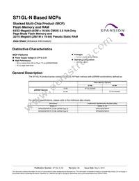 S71GL064NB0BHW0P0 Datasheet Page 3