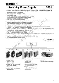 S82J-15024E Datasheet Cover