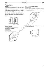 S82J-15024E Datasheet Page 21