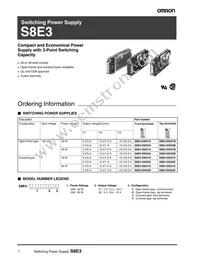 S8E3-05032C Datasheet Cover