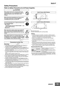 S8JX-P15048D Datasheet Page 13