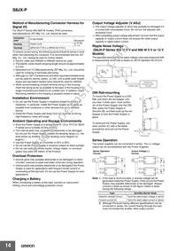 S8JX-P15048D Datasheet Page 14