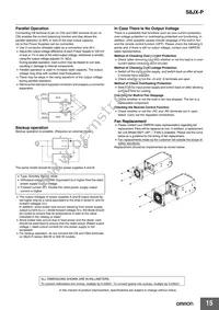 S8JX-P15048D Datasheet Page 15