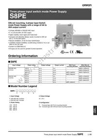 S8PE-F24024CD Datasheet Cover