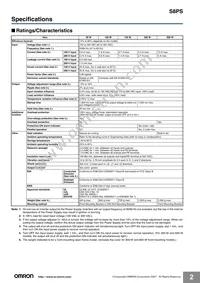 S8PS-60024C Datasheet Page 2