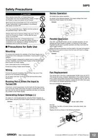 S8PS-60024C Datasheet Page 12