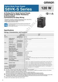 S8VK-S12024 Datasheet Cover