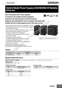 S8VK-WA48024 Datasheet Cover