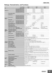 S8VK-WA48024 Datasheet Page 3