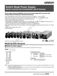 S8VM-05024P Datasheet Cover