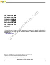 S908QY4H0CDWER Datasheet Page 3