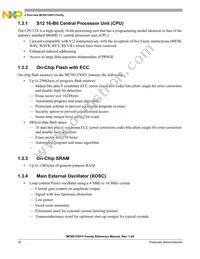 S912XHY128F0MLL Datasheet Page 16