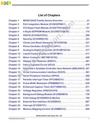 S912XHZ512F1CAL Datasheet Page 3